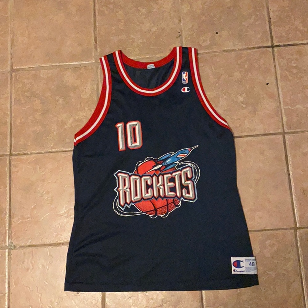 Vintage Sam Cassell Houston Rockets Jersey 48 XL